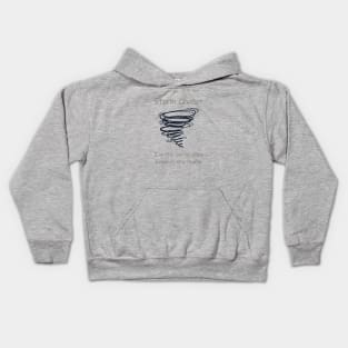 Heading Towards the Storm Kids Hoodie